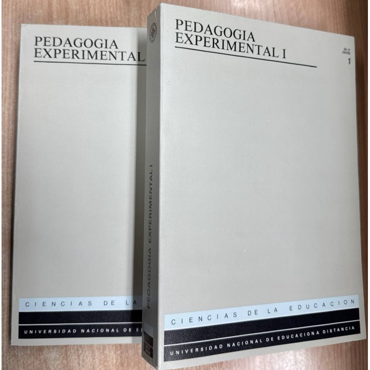 Pedagogía Experimental I. Tomo I y II.